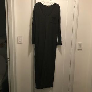 T by Alexander Wang long sleeved maxi dress